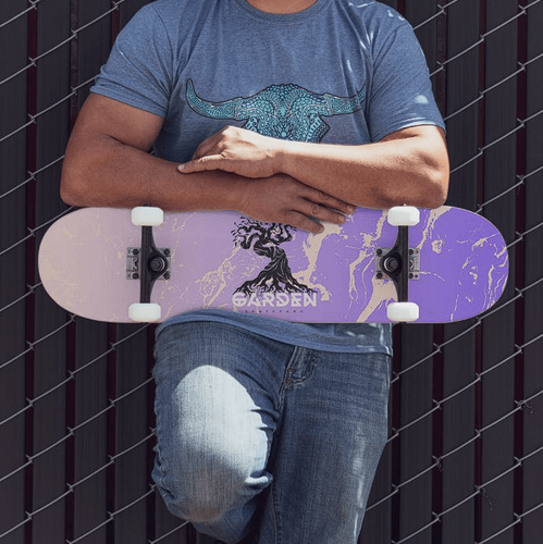 Custom Skateboard Deck Design for The Garden