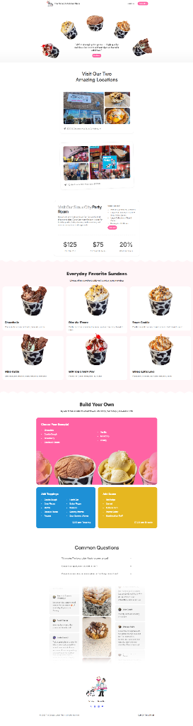 The Scoop's Udder Place Mockup