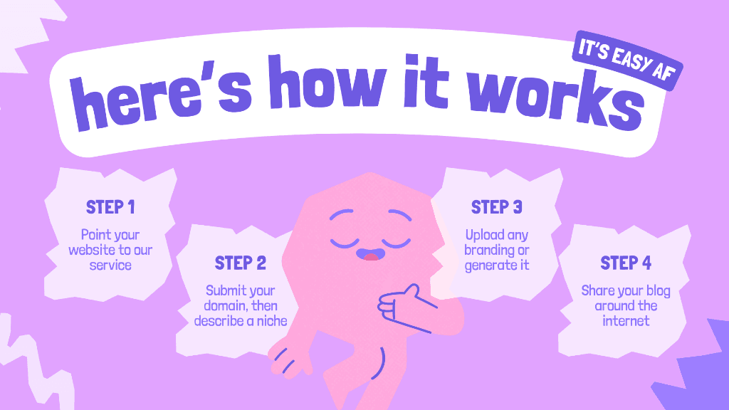 Valia concept slide — how it works